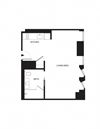 Studio 512 sf