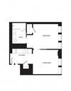 1 bedroom 716 sf
