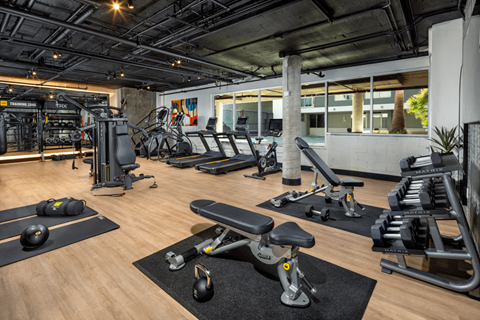 Gym at The LC, Los Angeles, 90038