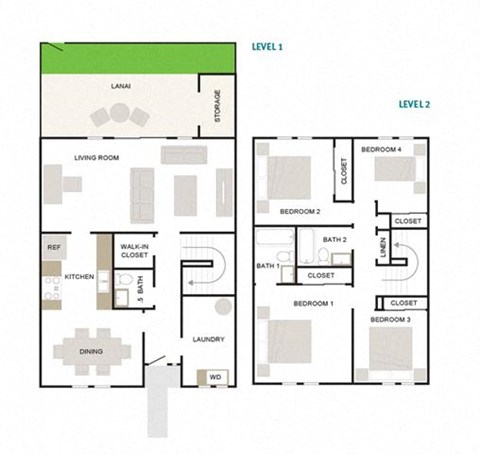 Makai 4/2.5 1535sf Townhome