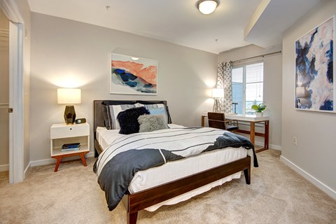 Bedroom  at Harrington Square, Renton, WA, 98056