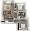 Two bedroom Two bathroom