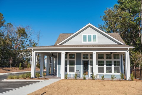 A house with a porch and a covered entrance.