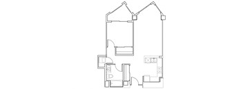 Venn Hayes Valley Alt 1 Bed 1 Bath 626 Sq.Ft. Floor Plan at Venn Apartments, San Francisco, 94102
