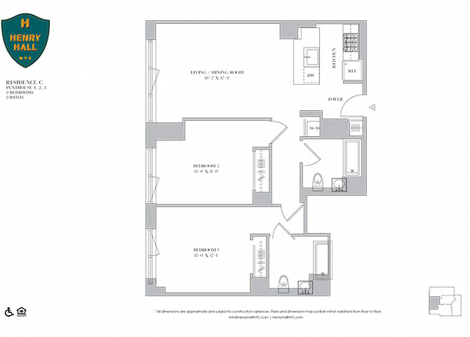2B-4 Two bedroom Two bathroom