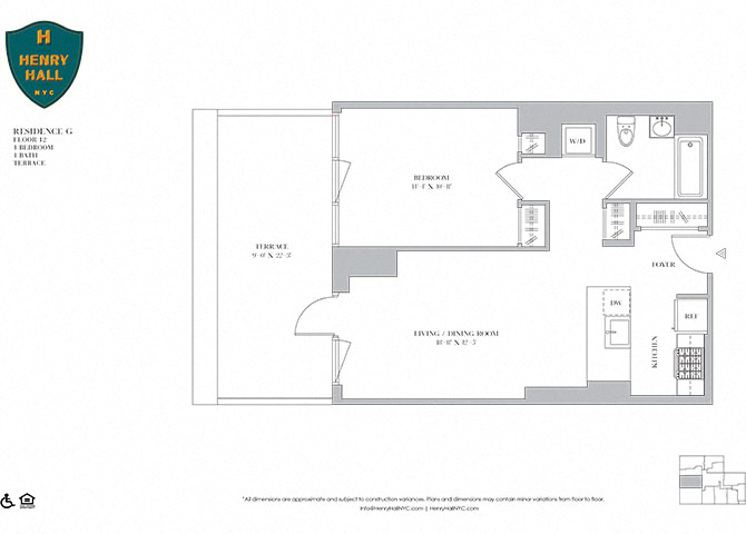 1B-11 one bedroom one bathroom