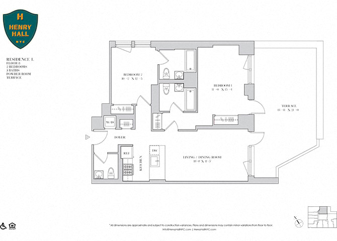 2B-2 Two bedroom Two bathroom