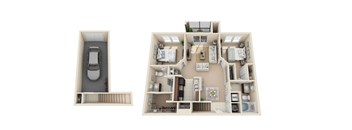 Two bedroom Two bathroom