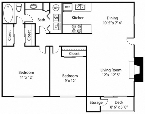 Palomino Floor Plan at Scout, Kirkland, 98034