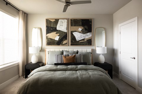 Bedroom with bed at The Allaso Peak, Colorado Springs, Colorado