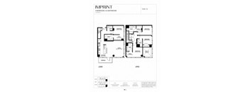 a floor plan of a house with bedrooms and a living room