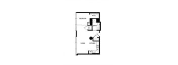 floor plan of a2804 sq ft studio apartment