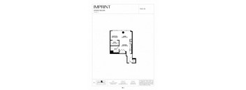 a floor plan of a bedroom apartment with a bathroom and a balcony