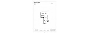 a floor plan of a house with a garage and a balcony