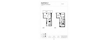 a floor plan of a house with bedrooms and a living room