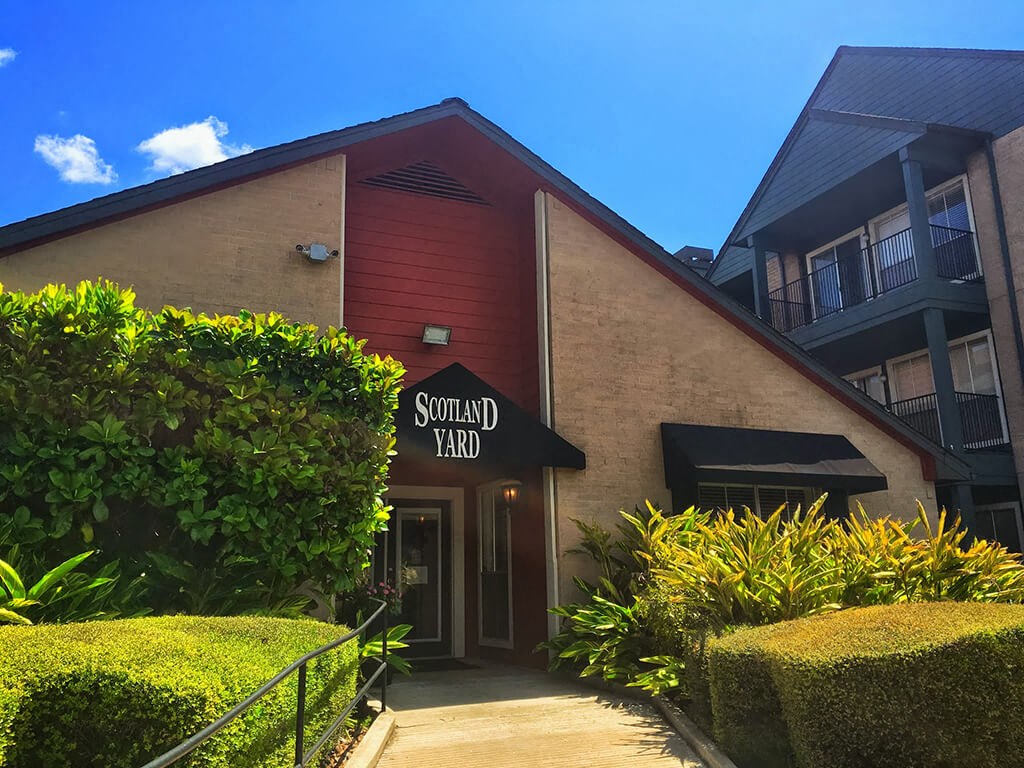 Community leasing office entrance