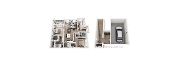 A diagram shows a car charging station and a floor plan of a house.