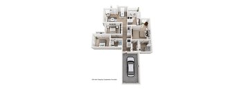 A diagram of a house with a car in the driveway and a note that says "220 Volt Charging Capabilities Provided".