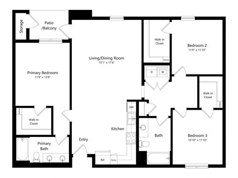 a floor plan of a living room and a bedroom
