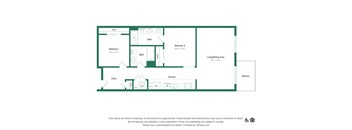 B1 two bedroom two bathroom