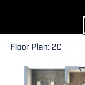 2 Bedroom 2 Bath 693 SF