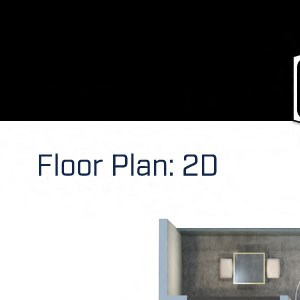 2 Bedroom 2 Bath 811 SF