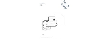 the third level floor plan of the renovated home