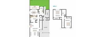 Kaimana 2x1.5 1126 sf Townhome