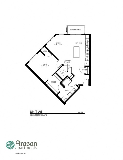 floor plan of the unit a unit 8 unit a floor plan