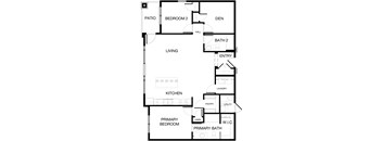 a floor plan of a house