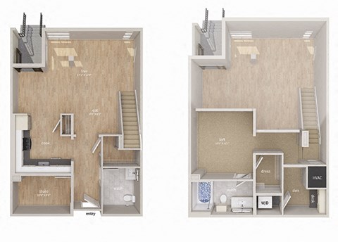 LW Floor Plan at Gravity, San Diego California
