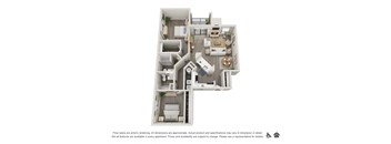 cactus flower floorplan at La Privada, Scottsdale, AZ, 85258
