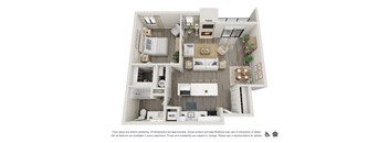 Desert Floorplan at La Privada, Scottsdale, AZ, 85258