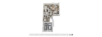 Primrose Floorplan at La Privada, Scottsdale, Arizona