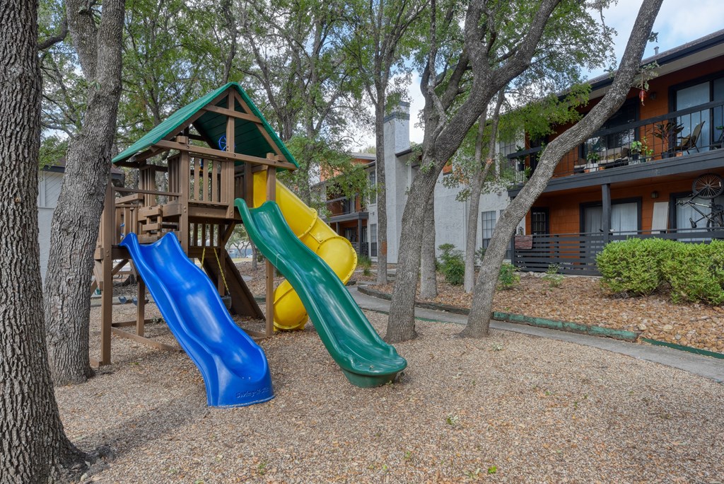 our apartments have a playground for your kids to play