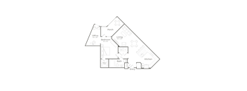 bedroom floor plan 05 | apartments in garland tx | the towers at spring creek