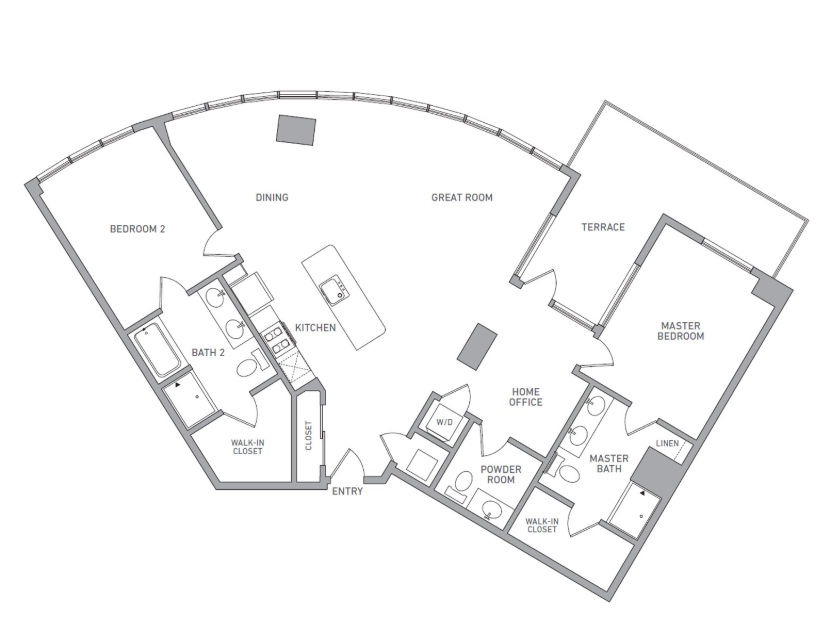 Linea Floorplan PH 214