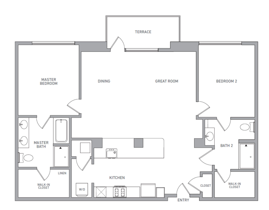 Linea Floorplan PH 216