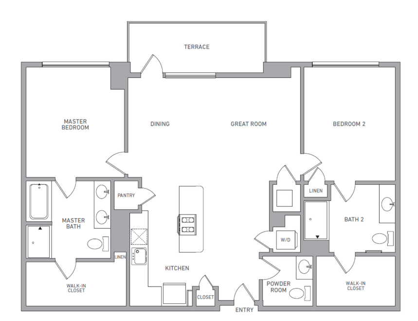 Linea Floorplan PH 218
