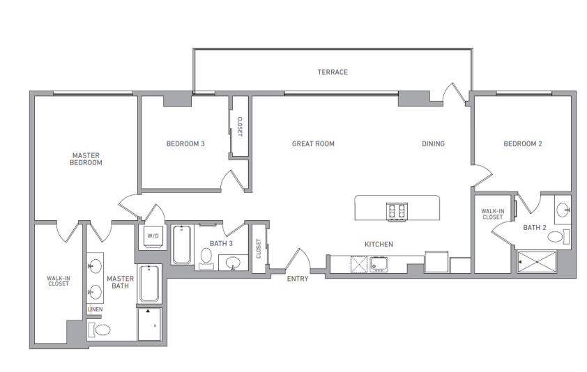 Linea Floorplan PH 220