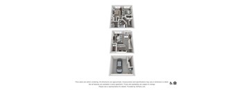 22CE 1,160 sq.ft. Floor Plan at Lionsgate South, Hillsboro