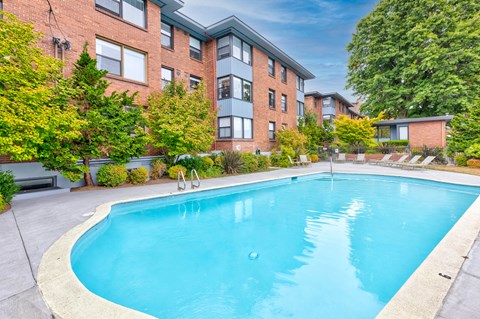 Pool View at Lock Vista, Seattle, Washington