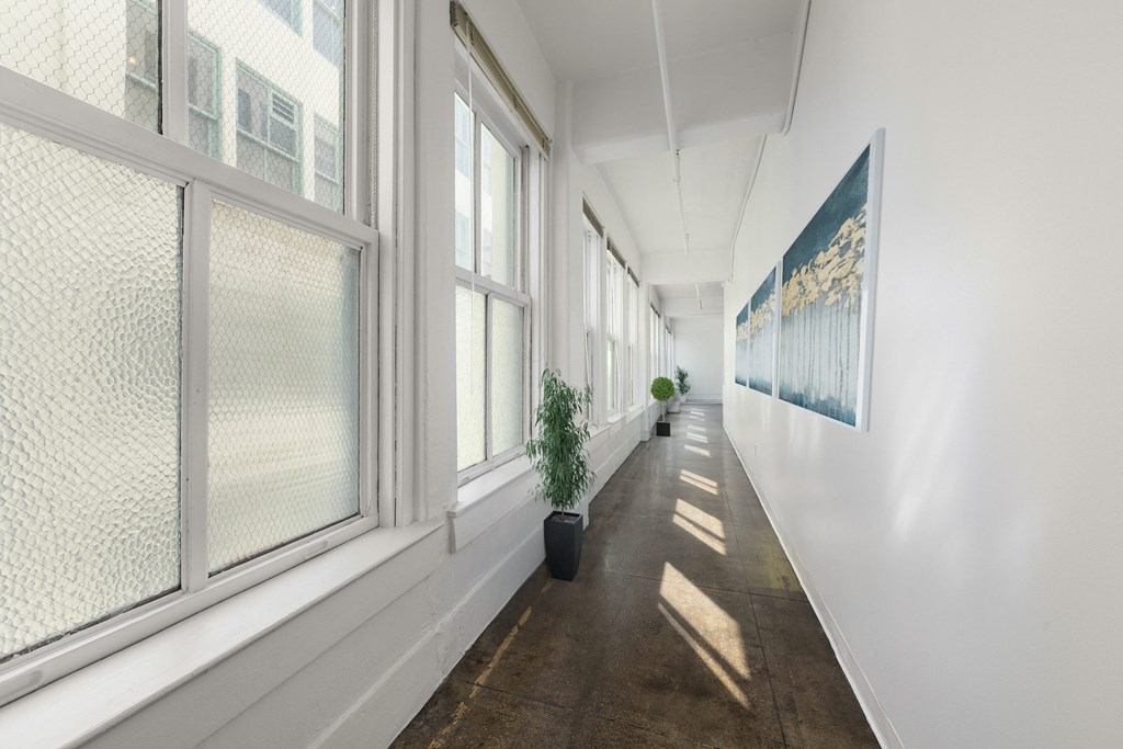 Long Hallway at San Fernando Building, Los Angeles, CA, 90013