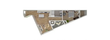 A9 Floor Plan at The Lofts at Carlsbad Village, Carlsbad