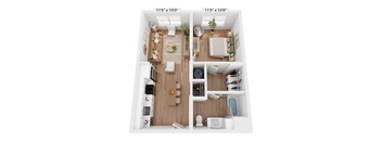 One bedroom one bathroom