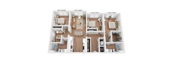 three bedroom two bathroom