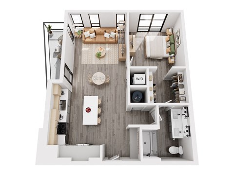 a 3 bedroom floor plan with a bathroom and a living room