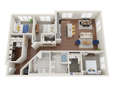 Lupine Floor Plan at PARK40, Broomfield, Colorado