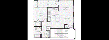 A2 Floor Plan at The Preserve at Cohasset, Cohasset, MA, 02025