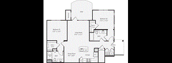 B1 Floor Plan at The Preserve at Cohasset, Massachusetts, 02025